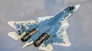 SUKHOI SU-57 FIGHTER JET IN ACTION