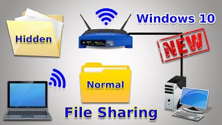 ✅📂 How to Share Files, Folders & Drives Between Computers Over a Network - Windows 10