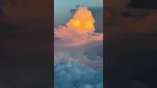 While going to #Paris on #AirFrance saw these #stunning #clouds during the #sunset #shorts #france