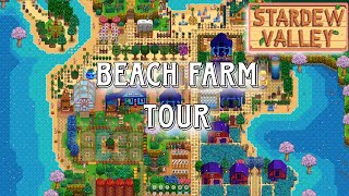 BEACH FARM TOUR (Updated 2024) STARDEW VALLEY 1.6 So many supply crates