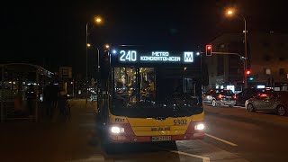 [#59] 240 ➡️ Metro Kondratowicza 🚍 MAN NL293 B100 #9302 - PKS Grodzisk Maz. sp. z.o.o.