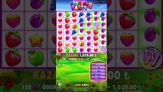 Bu Oyun Çok Eğlenceli - Fruit Party 2 #slot #shorts