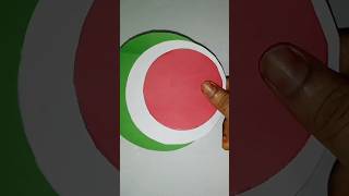 watermelon 🍉 craft with paper#papercrafts#shorts#youtubeshorts