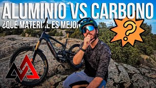 ¿MTB de ALUMINIO o de CARBONO? 🤔 ¿QUÉ ES MEJOR?