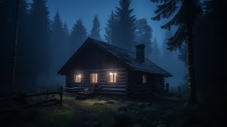 Good Sleeping Pill with Pounding Rain & Intense Thunder Tin Roof in Dark Forest at Night