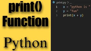 "Python Tutorial: Mastering the Print Function for Effective Output"