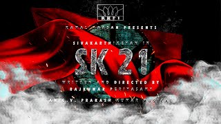 SK 21 Just Like A Motion Poster | Sivakarthikeyan | Rajkumar Periyasamy | GV Prakash