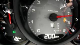 Car Speed Test New Porsche Cayman GT4 Series Amazing Acceleration 240 kmh