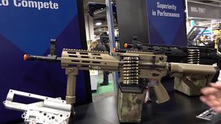 G&G Shot Show 2018 Airsoft Review - LMG ARP9 Black Orchid