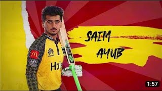 6 | Saim Ayub on Fire #HBLPSL8 #SabSitarayHumaray #MSvPZ #Shorts #SportsCentral MI2A