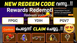 NEW REDEEM CODE FREE FIRE MALAYALAM 🔴 | FREE COBRA MP40🔥 |BIKE SKIN REDEEM CODE|FF EVENT MALAYALAM✨️