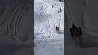 Wanna see some black magic?  #shorts #snowmobile #skidoo #freeride