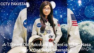 Pakistani girl selected by NASA