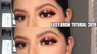 EASY BROW ROUTINE 2019 | HOW I MAINTAIN MY BROWS AT HOME | ZOEY