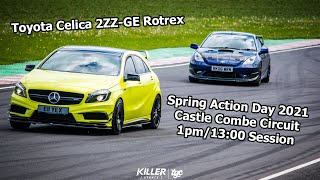 Spring Action Day 2021 Castle Combe 1.00pm, TLG's Rotrex Celica daily, - Return of the helmet cam!