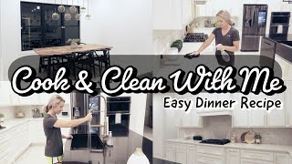 COOK & CLEAN WITH ME // DINNER RECIPE + NEW AIR MINI FRIDGE // SAHM CLEANING MOTIVATION 2020