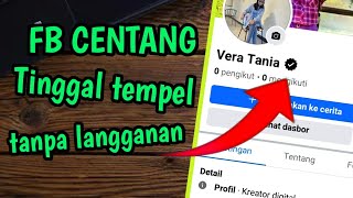 Buat nama fb centang verif tanpa langganan‼️tinggal tempel