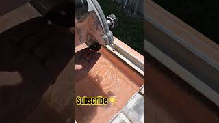 Can a Wet Saw cuts fingers?? #donottry #wetsaw