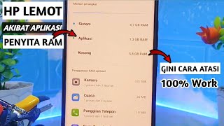 Cara Mengatasi Hp Lemot||Tips Mengatasi Aplikasi Yang menyita Ram Hp Kamu