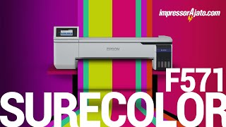 EPSON SURECOLOR F571 | SUBLIMAÇÃO COM TINTAS FLUORESCENTES