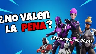 ¿Valen la pena las SKINS EXCLUSIVAS de fortnite en 2024? 🤔💸