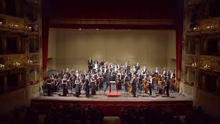 Ukrainian Radio Symphony Orchestra. Cremona, Italy, 2017. Teatro Ponchielli. Finale of the concert.