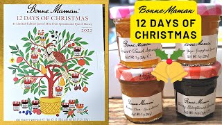 UNBOXING from Costco the Bonne Maman 12 Days of Christmas Limited Edition Fruit Spreads