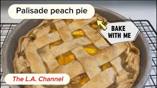 DELICIOUS Palisade peach pie MUST TRY !!? - Laduke baking episode 2