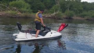 jet boating god testing a donor ski