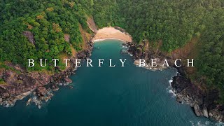 Calming Butterfly Beach Goa | 4K Drone Cinematic