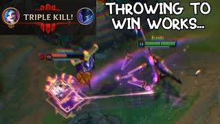 It's not inting, it's strategy (League of Legends)