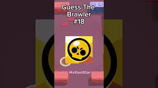 Guess The BRAWLER😳 #brawlstars #supercell #guess