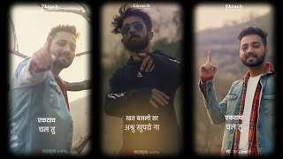 EKTACH Full Screen Whatsapp Status | SHAMBHO | ft.GIRISH NAKOD | Marathi Rap Song Status