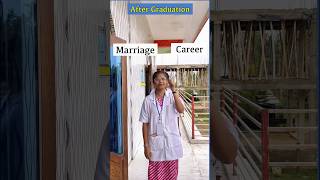 Career vs Marriage Nursing Version | Health Sector #nursing #shorts #healthsector #youtubeshorts