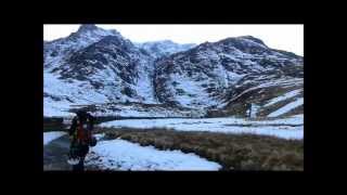 Winter Climbing at Cwm dwal - April 2013