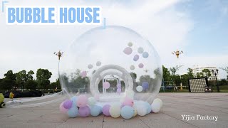 Inflatable Bubble House with Flying Balloons Kids Like It