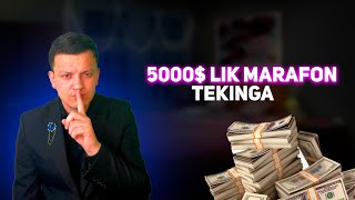 5000$ lik marafon tekinga