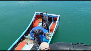 Trawl Hancurkan Biota Laut, TNI AL Lhokseumawe Tangkap Kapal Trawl di Aceh Timur