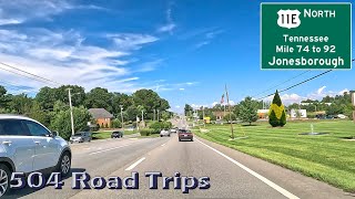 Road Trip #939 - US-11E N - Tennessee Mile 74-92 - Jonesborough