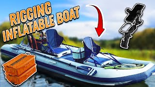 Rigging Inflatable Boats And Kayaks With Bixpy Motor And Tackle Storage! EASY!