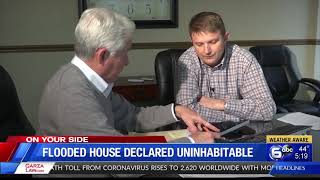 Flooded House Declared Uninhabitable