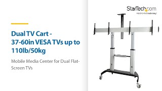 STNDMTVDUO - Height Adjustable Dual TV Mount | StarTech.com