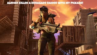 I Found A Renagade Raider And Almost Killed Them With My Pickaxe!