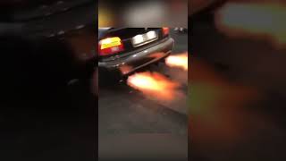 BMW M5 FOGO ESCAPE!! (BACKFIRE, ANTILAG, 2STEP)