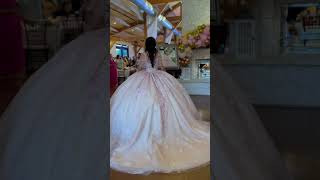 Valeria’s grand entrance #djponcesa #quinceañera #sanantonioquinceañera