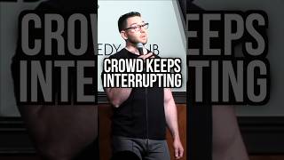 Crowd Keeps Interrupting #shorts #short #youtubeshorts #viral #trending #comedy #funny #shortvideo