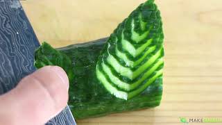 Cucumber Leaf Garnish