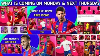 What Is Coming 24 January Monday And Thursday In Pes 2021 Mobile || BARCELONA ICONIC MOMENT CONFIRM🔥