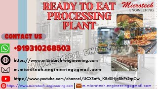 Ready-to-eat processing plant, pizza pasta sauce plant, chatni plant, Ketchup Processing Plant