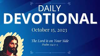 Daily Devotional Today - Psalm 124:2-5 – October 15, 2023